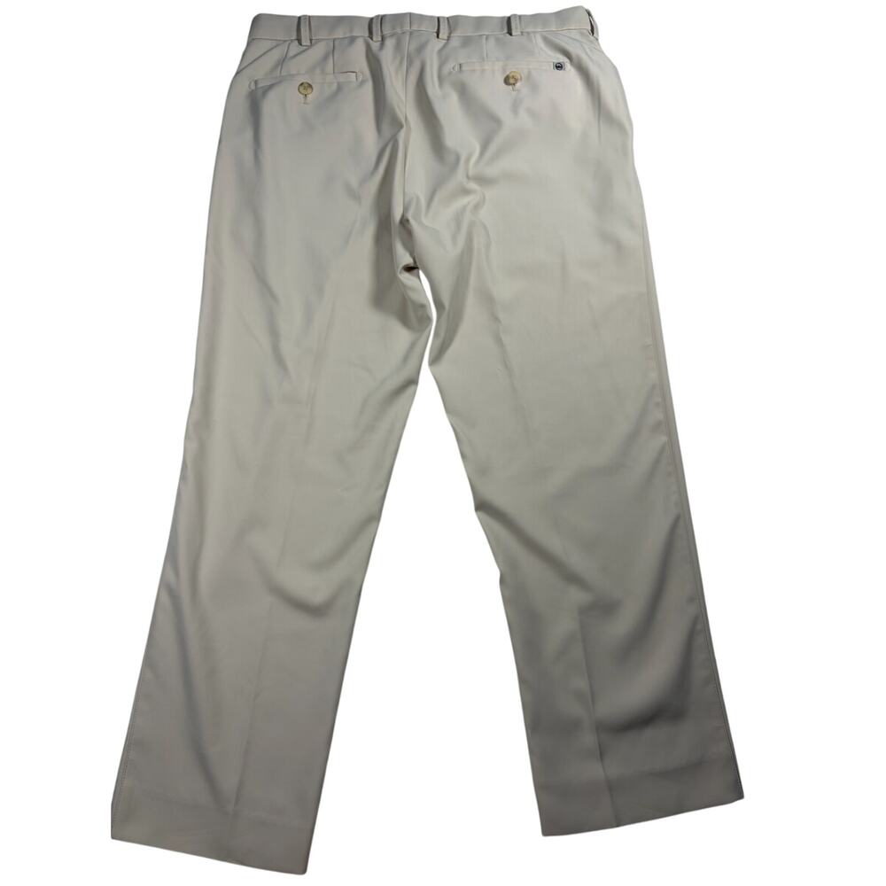 Peter Millar Golf Pants Mens 35x30 Beige Khaki Performance Stretch Flat Front